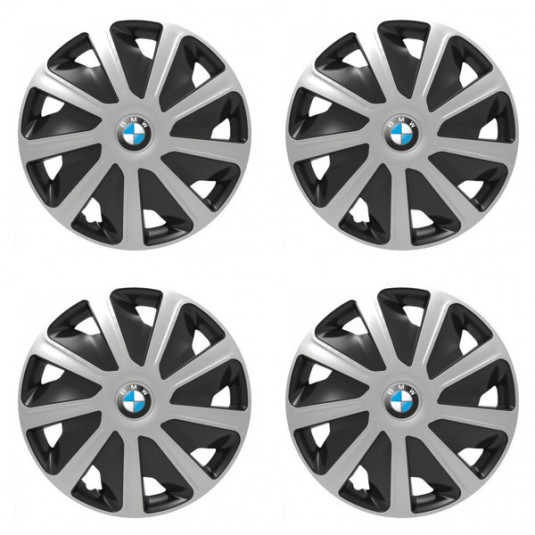 Poklice pro BMW pre dodávky 16 Craft silver and black