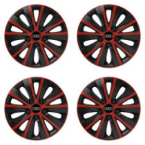 Poklice pro Audi 14 RAPIDE red and black