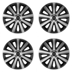 Poklice pro Audi 15 Aviator carbon silver&black