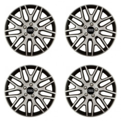 Poklice pro Audi 15 Dakar NC silver and black