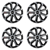 Poklice pro Audi 16 Evo black&silver