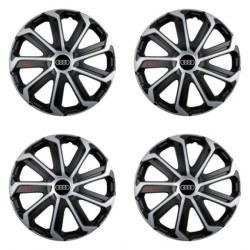 Poklice pro Audi 16 Evo black&silver