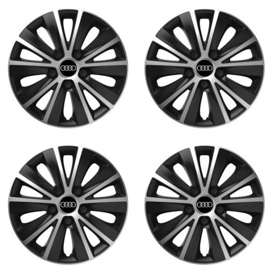 Poklice pro Audi 16 RAPIDE silver and black