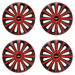 Poklice pro Chevrolet 16 TREND red and black