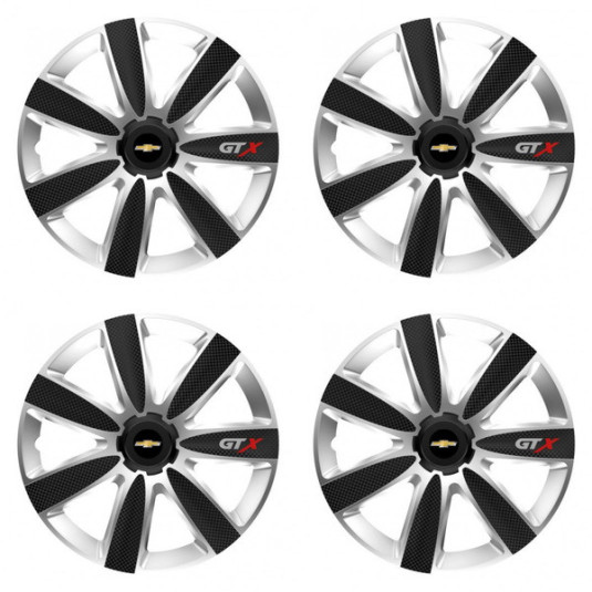 Poklice pro Chevrolet 16 GTX CARBON silver/black