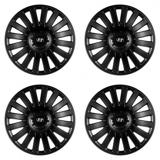 Poklice pro Hyundai 14 Smart black