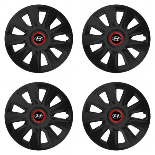 Poklice pro Hyundai 14 STRATOS RR black