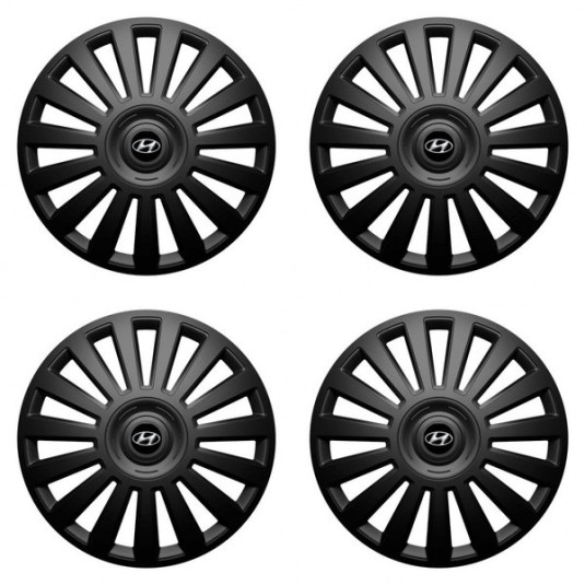 Poklice pro Hyundai 15 Luxury black