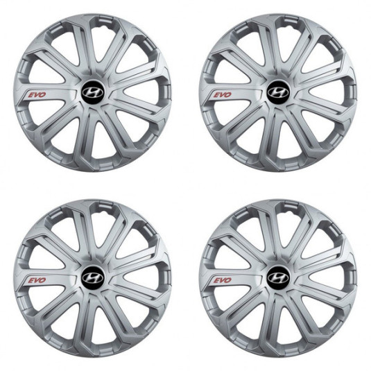 Poklice pro Hyundai 15 Evo silver