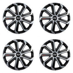 Poklice pro Hyundai 15 Evo black&silver