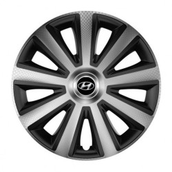 Poklice pro Hyundai 15 Aviator carbon silver&black