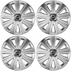 Poklice pro Hyundai 15 Aviator carbon silver