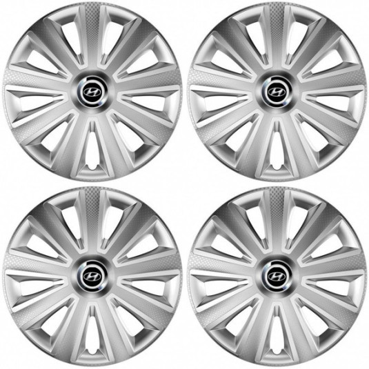 Poklice pro Hyundai 16 Aviator carbon RC 16 silver