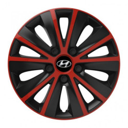Poklice pro Hyundai 16 RAPIDE red and black