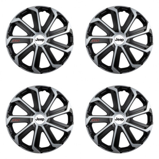 Poklice pro Jeep 14 Evo black&silver