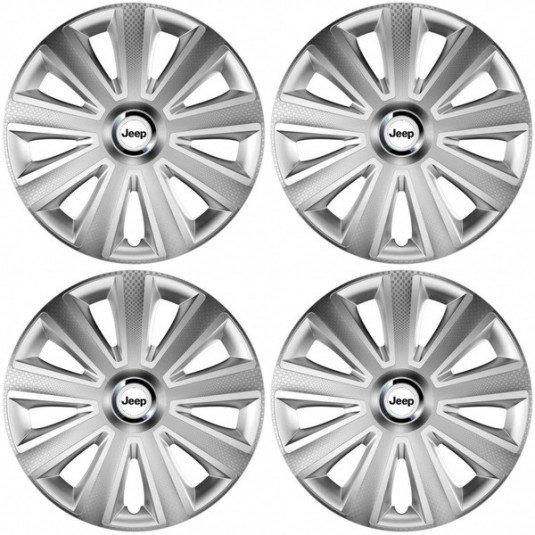 Poklice pro Jeep 14 Aviator carbon RC silver