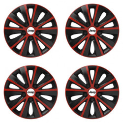 Poklice pro Jeep 14 RAPIDE red and black