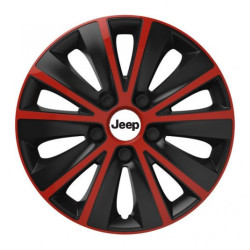 Poklice pro Jeep 14 RAPIDE red and black