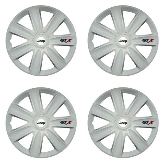 Poklice pro Jeep 15 GTX carbon white