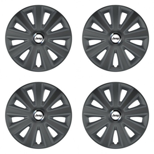 Poklice pro Jeep 15 Aviator carbon grafite