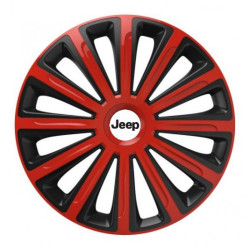 Poklice pro Jeep 15 TREND red and black