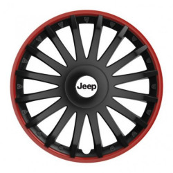 Poklice pro Jeep 15 CRYSTAL RO black