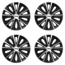 Poklice pro Jeep 15 RAPIDE silver and black