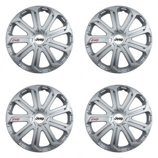 Poklice pro Jeep 16 Evo silver