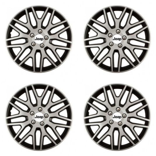 Poklice pro Jeep 16 Dakar NC silver and black