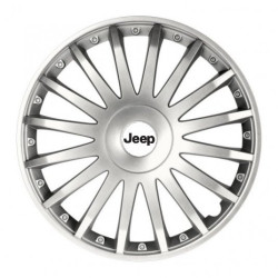 Poklice pro Jeep 16 CRYSTAL silver