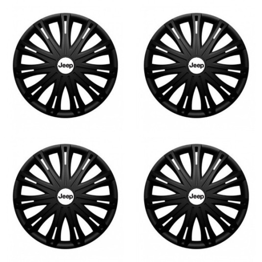 Poklice pro Jeep 16 SPARK BLACK