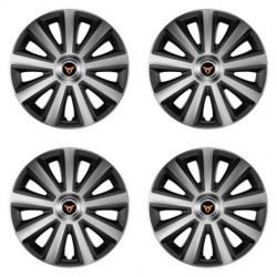 Poklice pro Cupra 14 Aviator carbon silver&black