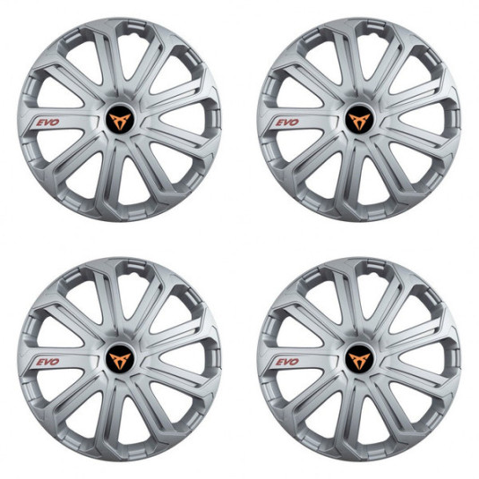 Poklice pro Cupra 15 Evo silver