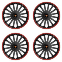 Poklice pro Cupra 16 CRYSTAL RO black