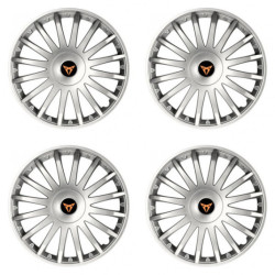 Poklice pro Cupra 16 CRYSTAL silver