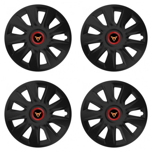 Poklice pro Cupra 17 STRATOS RR black