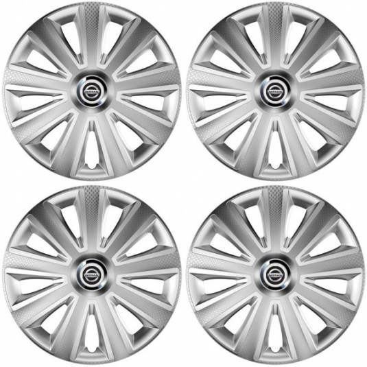 Poklice pro Nissan 14 Aviator carbon RC silver