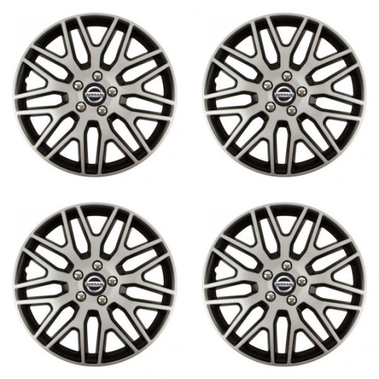 Poklice pro Nissan 14 Dakar NC silver and black