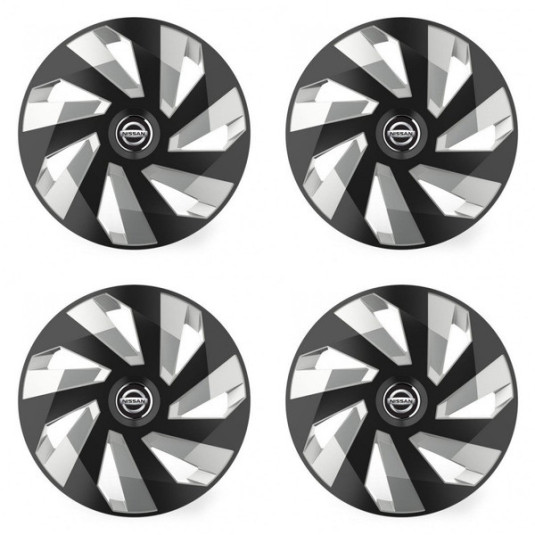 Poklice pro Nissan 14 Vector RC black and silver