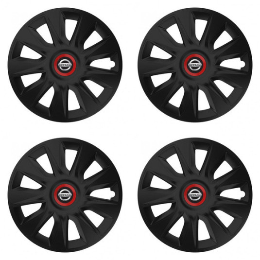 Poklice pro Nissan 15 STRATOS RR black