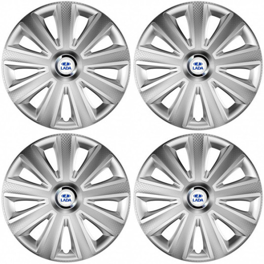 Poklice pro Lada 14 Aviator carbon RC silver