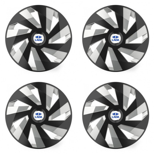 Poklice pro Lada 15 Vector RC black and silver