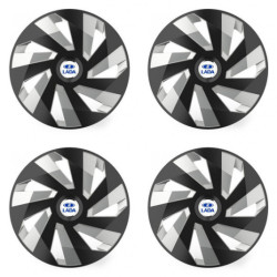 Poklice pro Lada 16 Vector RC black and silver