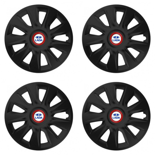 Poklice pro Lada 17 STRATOS RR black