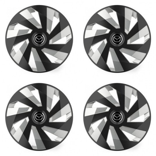 Poklice pro Mazda 14 Vector RC black and silver