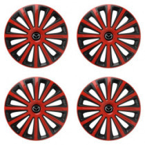 Poklice pro Mazda 15 TREND red and black