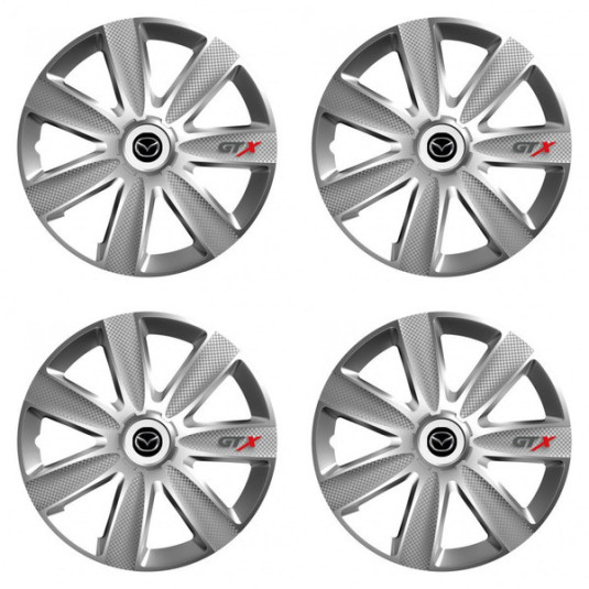 Poklice pro Mazda 15 GTX CARBON silver