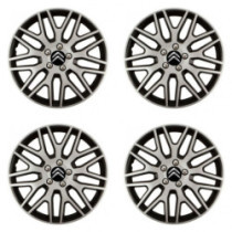 Poklice pro Citroen 14 Dakar NC silver and black