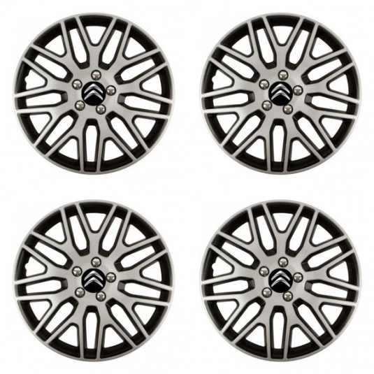 Poklice pro Citroen 14 Dakar NC silver and black