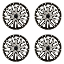 Poklice pro Citroen 14 Dakar NC silver and black